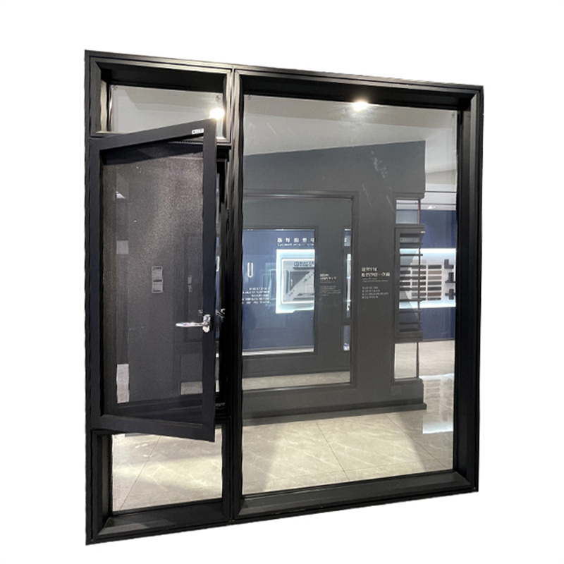 Double Color Casement Window With Crank
