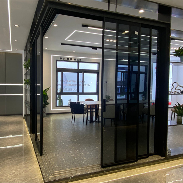 Sound Insulation Aluminium Sliding Door For Residence