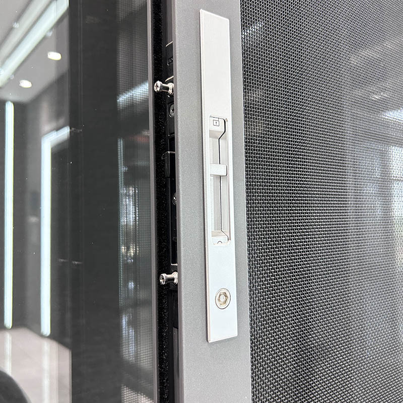 Aluminum Frame 6 Tracks Sliding Sash Window With SS304 Mosquito Net