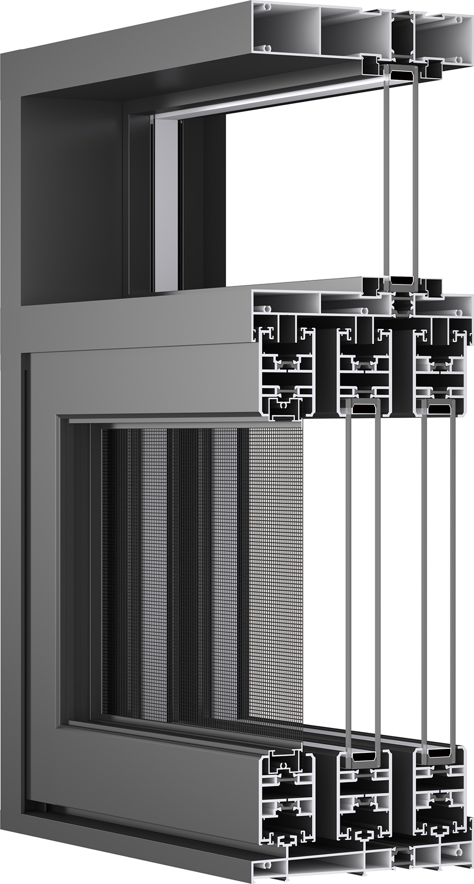 Aluminium Profiles Track For Swing Door And Casement Window in Maldives Market