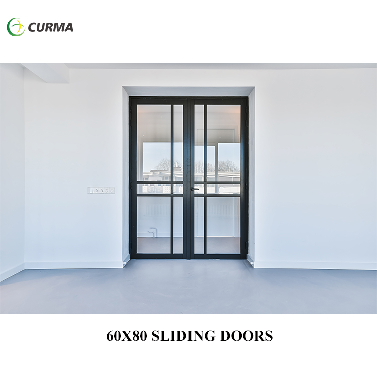 Sliding doors 60 inch wholesale price double sliding patio exterior doors for sale