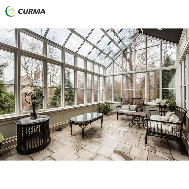 Curma Wholesale European Style Gazebo Aluminium Garden Buildings Barilla Sunrooms