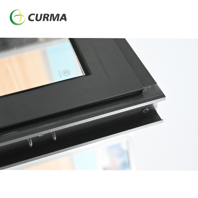 Curma Hot Sale Aluminum Casement Window Tempered Glass french windowfor sale