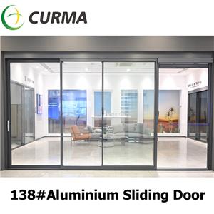 138#हाई-एंड कंस्ट्रक्शन एयरप्रूफ विंडप्रूफ एल्युमीनियम दरवाजे स्लाइडिंग दरवाजा