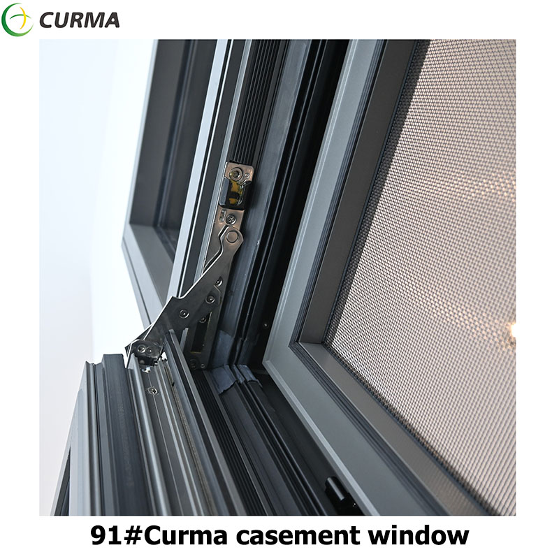 91#Curma modern hot sale waterproof hinged exterior casement picture window
