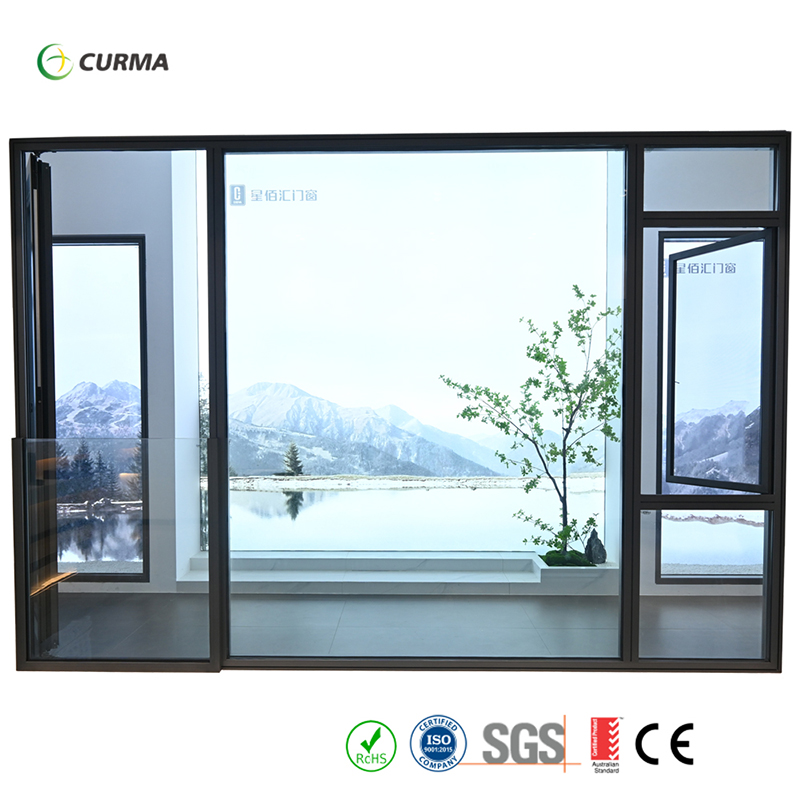 91#Curma modern hot sale waterproof hinged exterior casement picture window