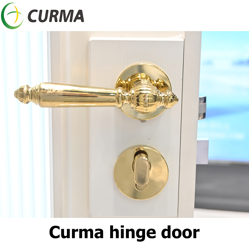 Curma new high quality european style bathroom toilet swing casement door