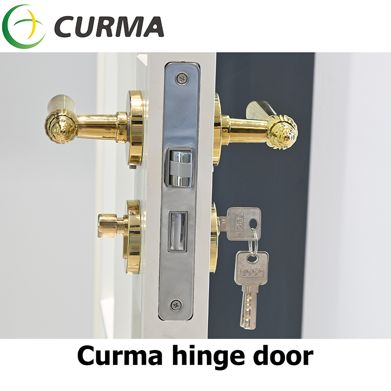 Curma new high quality european style bathroom toilet swing casement door