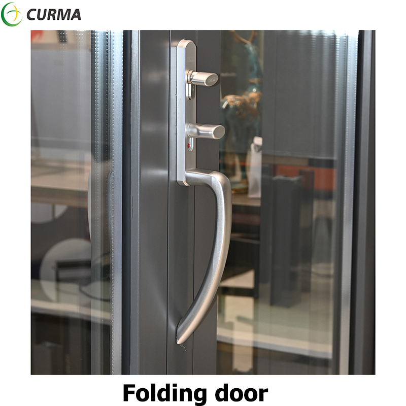 Curma aluminum insulated large multifold slide bifold folding doors