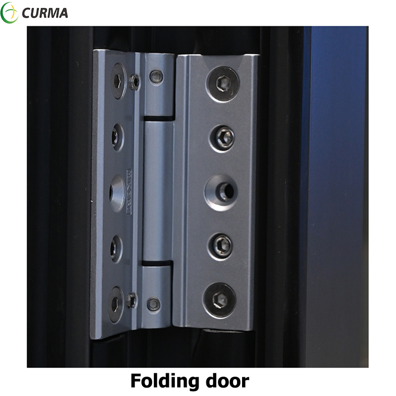 Curma aluminum insulated large multifold slide bifold folding doors