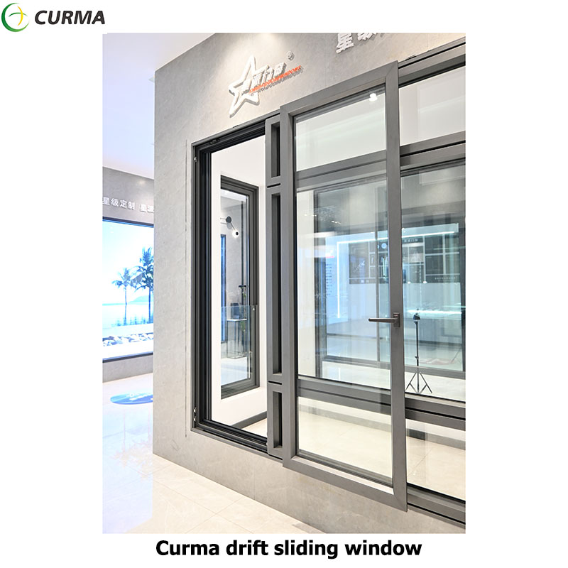 Curma aluminium custom drift horizontal sliding window for home