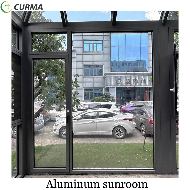 Aluminum sunroom manufacturers glass room aluminium frame solarium for garden