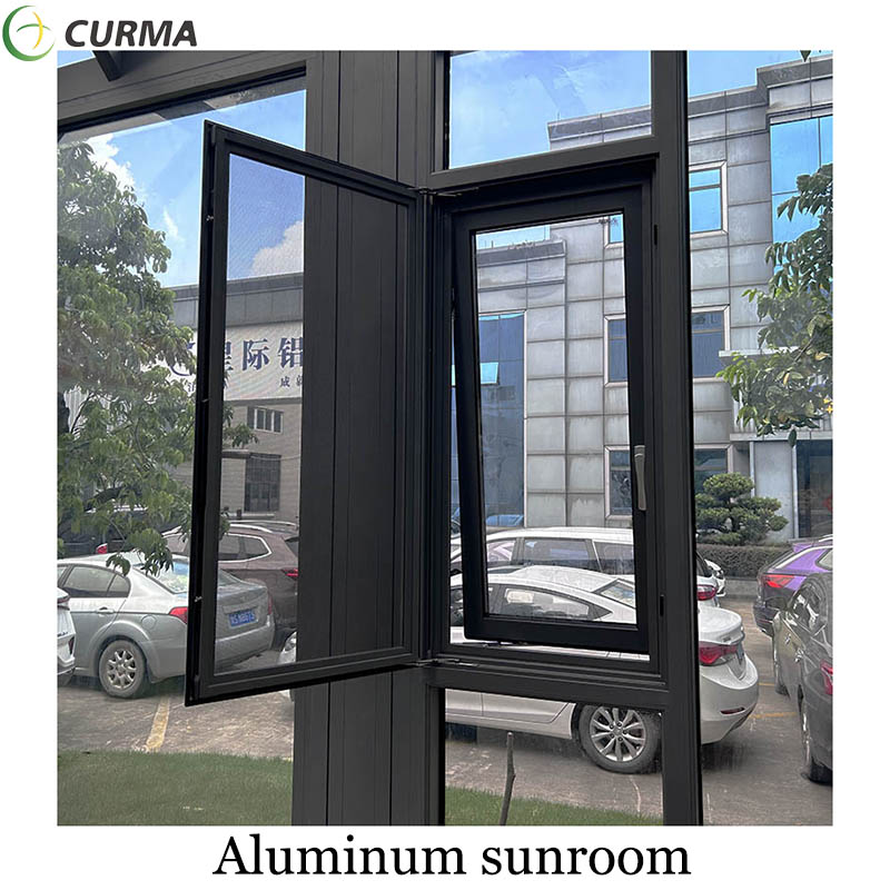 Aluminum sunroom manufacturers glass room aluminium frame solarium for garden