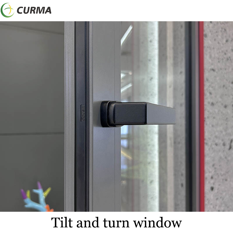 Curma aluminum tilt and turn casement swing window
