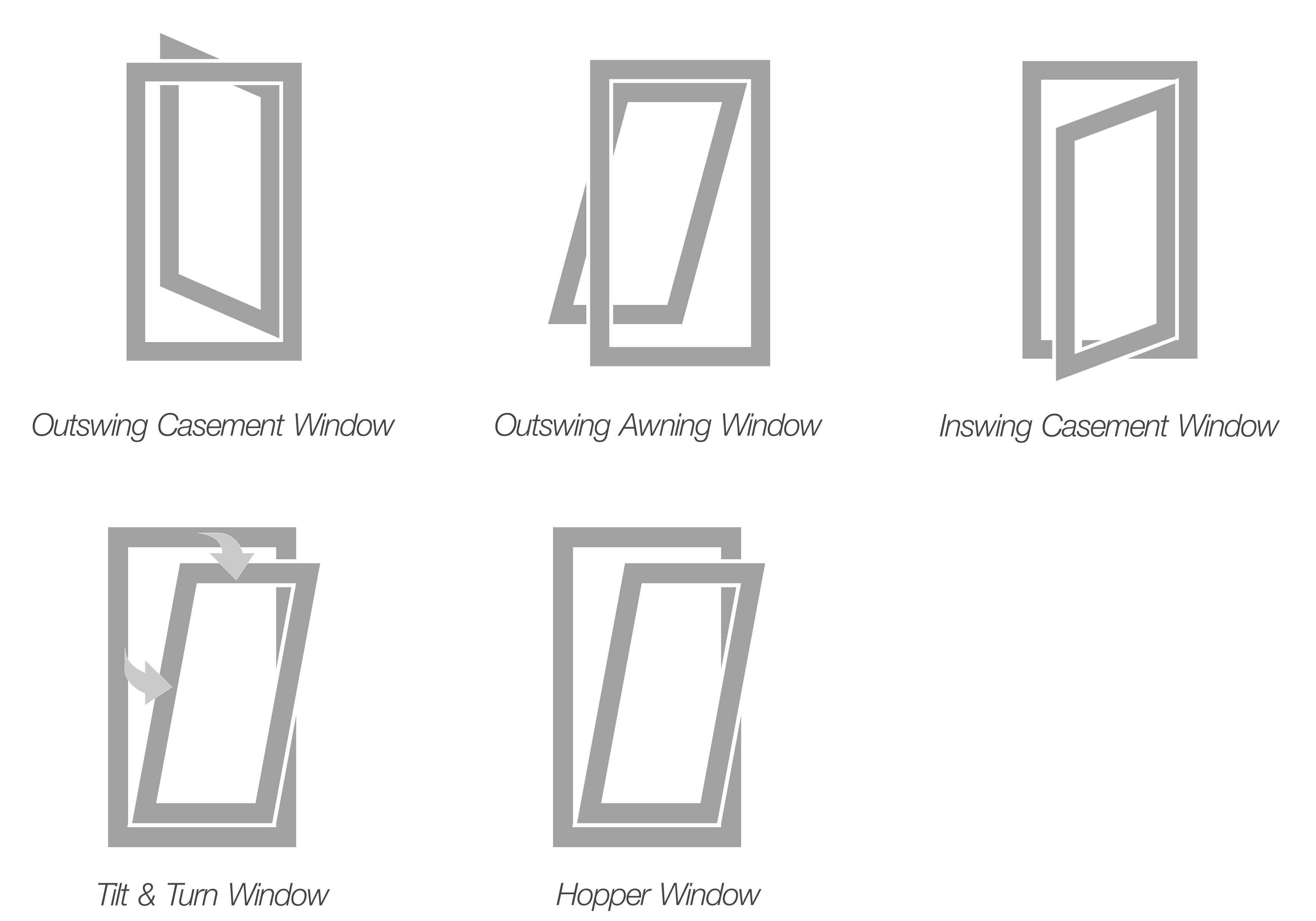 aluminum casement windows