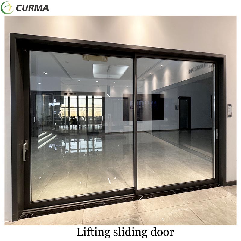 aluminium glass external door