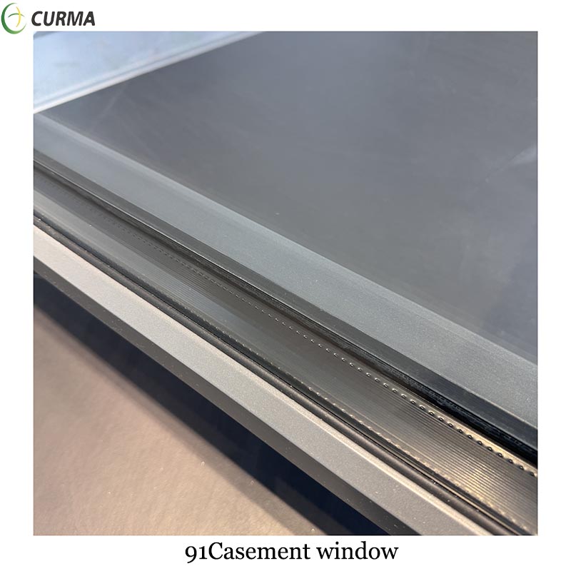 91 Aluminium casement swing tilt and turn open thermal break system alumital window