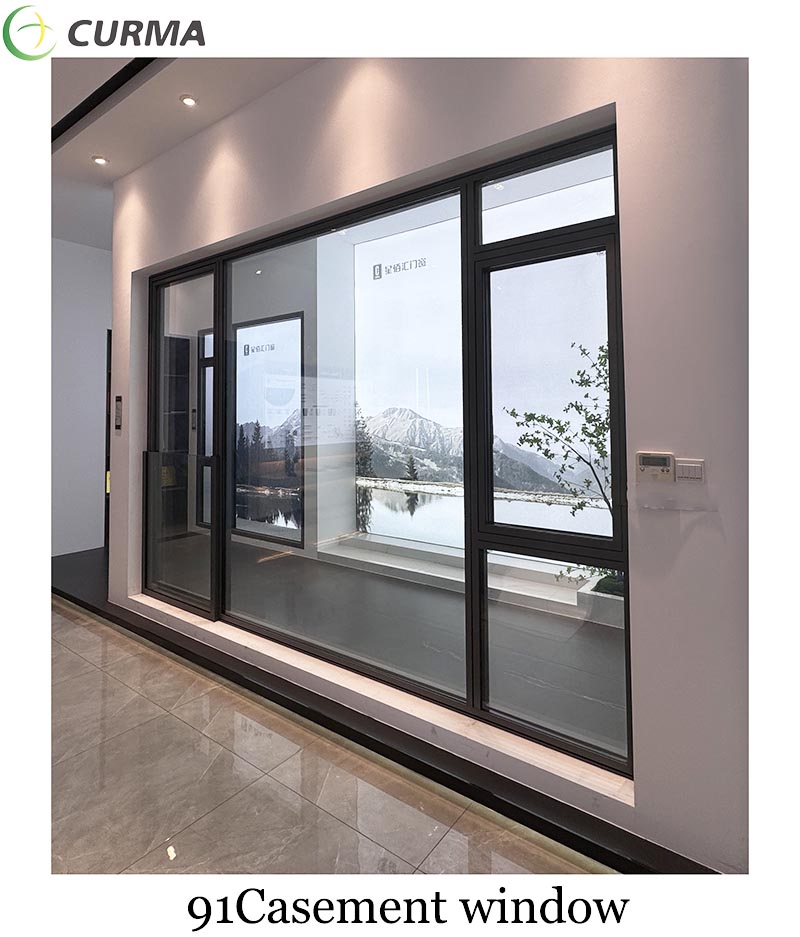 aluminium open window