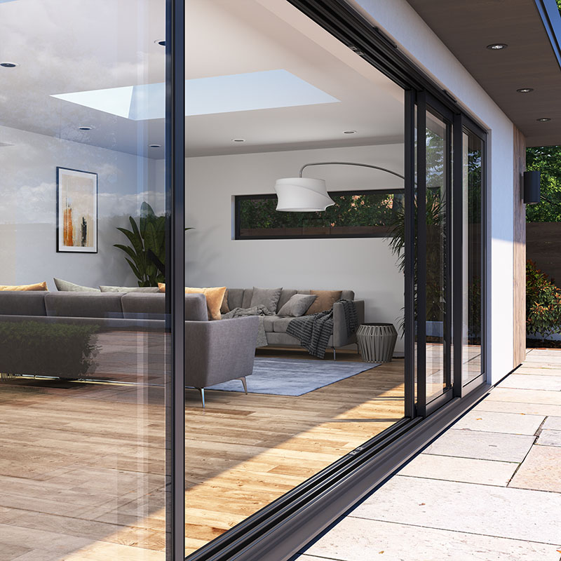 How much should a sliding door be?