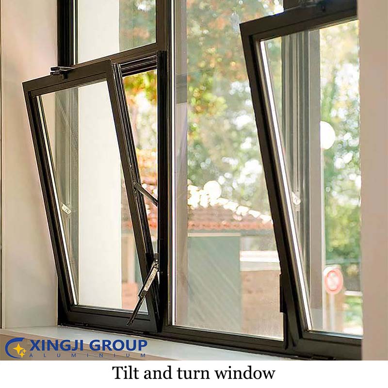 black anodized aluminum windows
