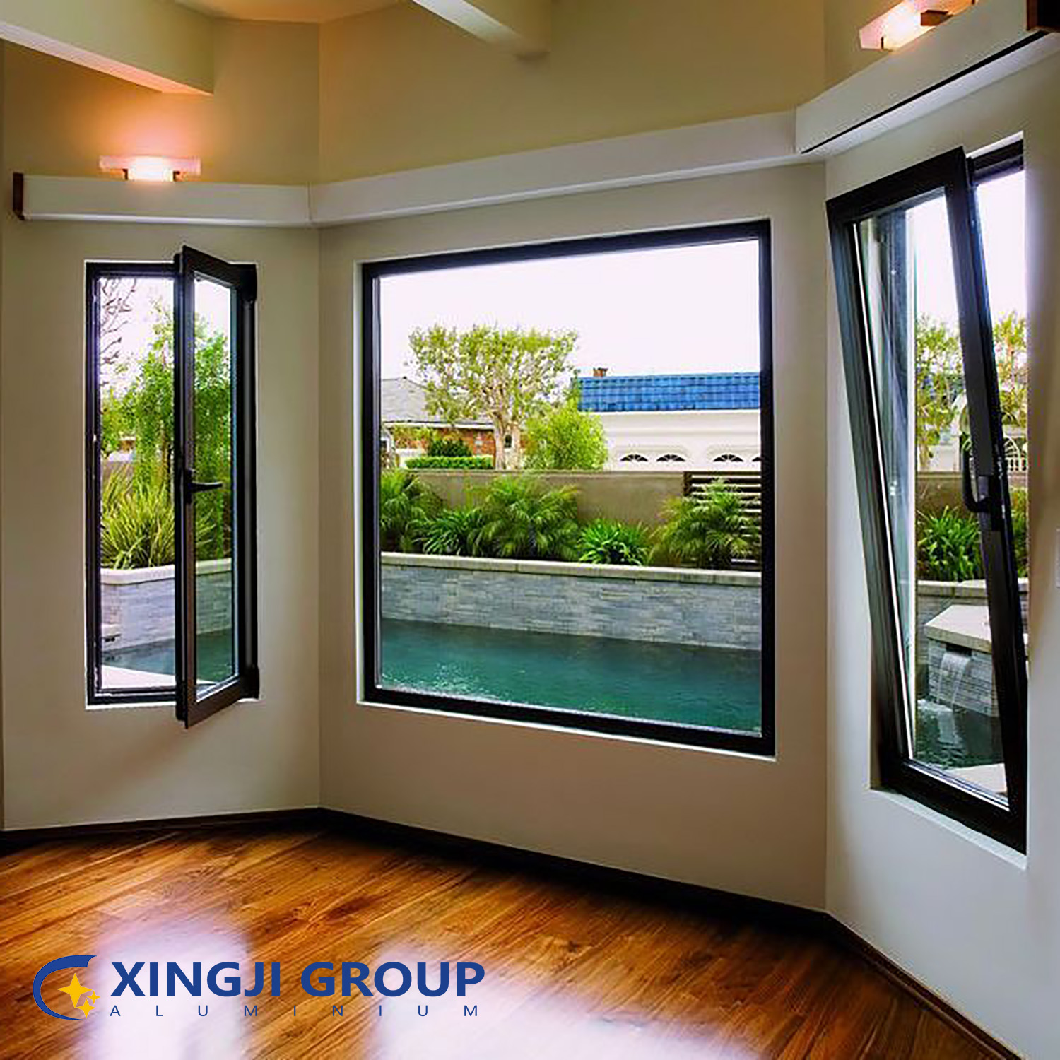 aluminum swing window