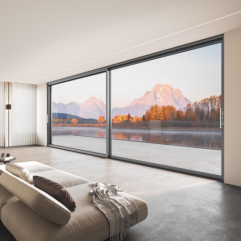 Do aluminium doors scratch easily?