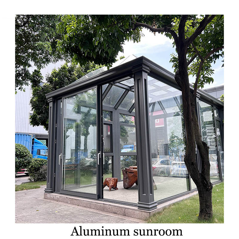 Aluminum sunroom manufacturers glass room aluminium frame solarium for garden