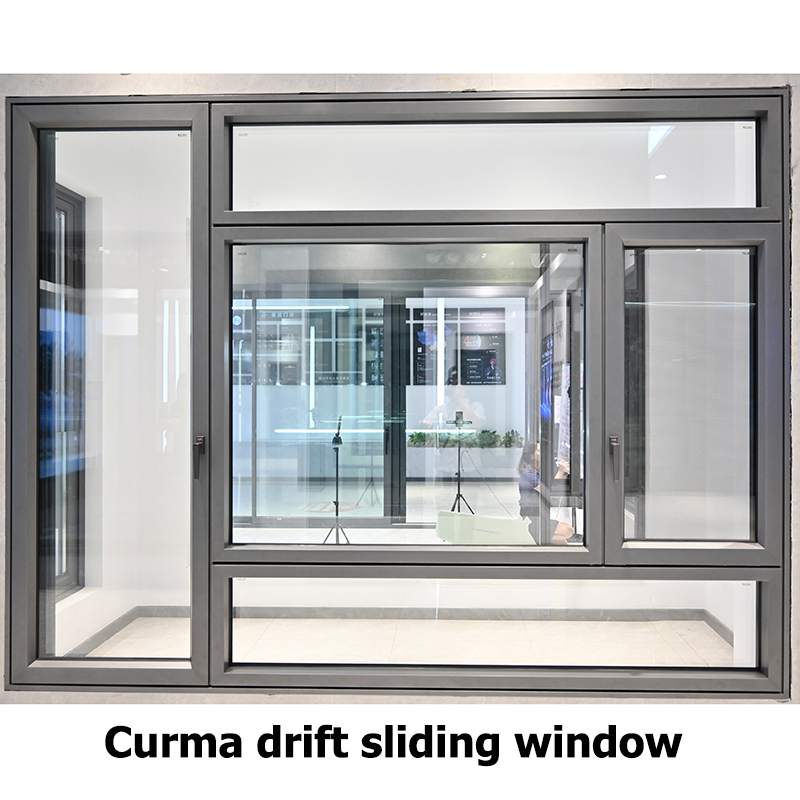 Curma aluminium custom drift horizontal sliding window for home