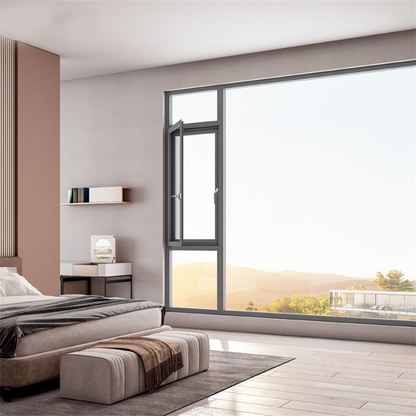 Powder Coating Casement Window With Falling Protecter