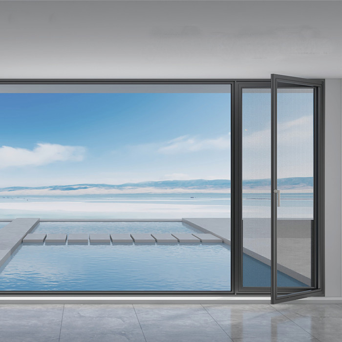 New Design Aluminum French Side Hung Door