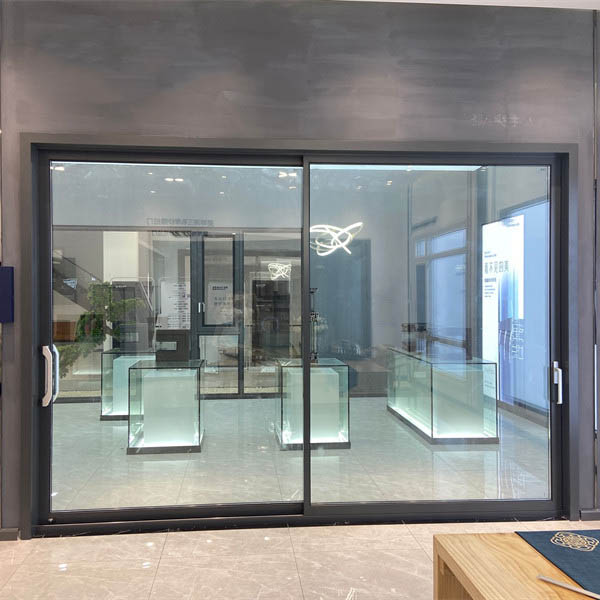 Wooden Color Aluminum Alloy Commercial Lift-sliding Door