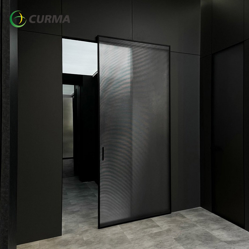 Aluminum Alloy Modern Customized China Interior Sliding Ghost Door