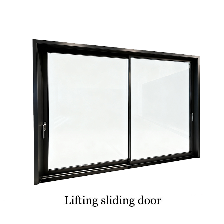 Aluminium custom made double glass external heavy duty lifting and sliding door for balcony