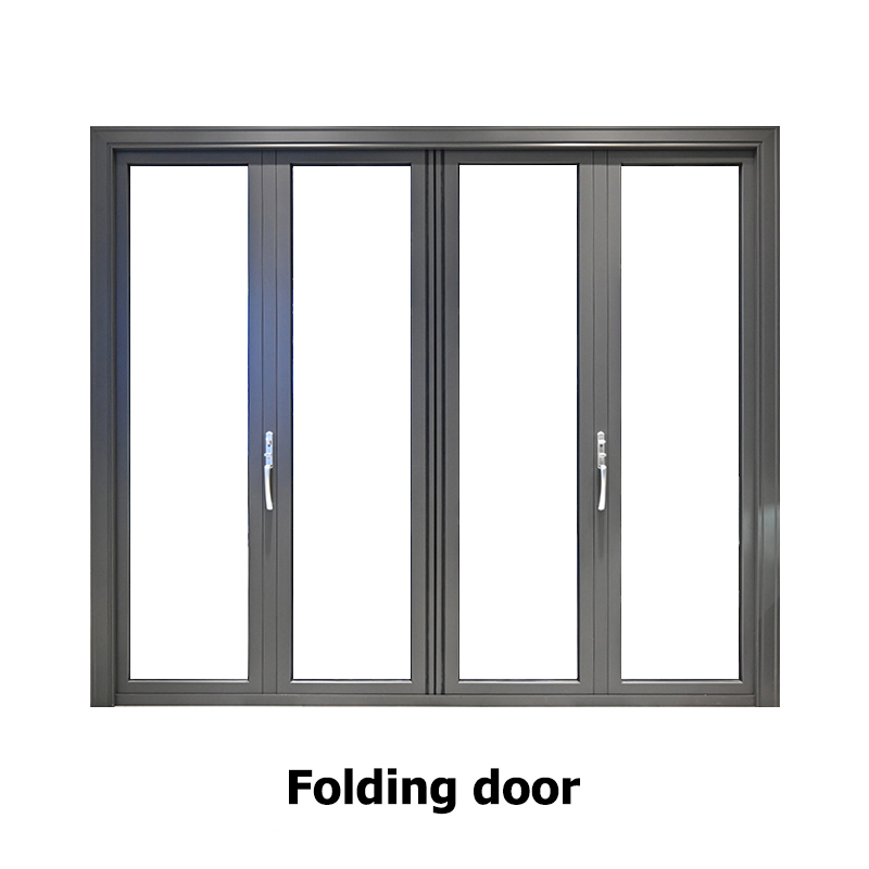 Curma aluminum insulated large multifold slide bifold folding doors
