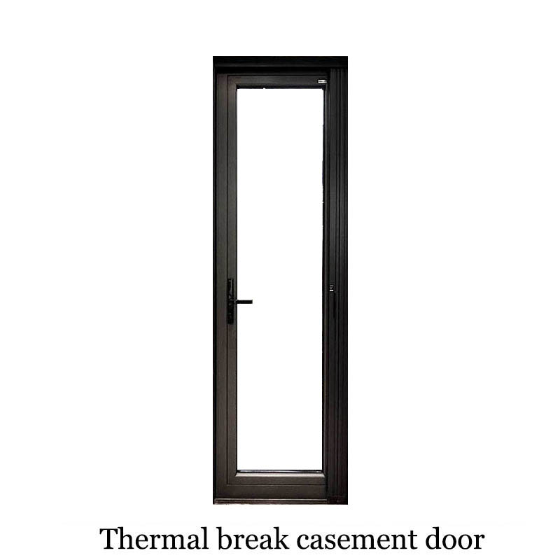 Curma waterproof aluminum glass casement door