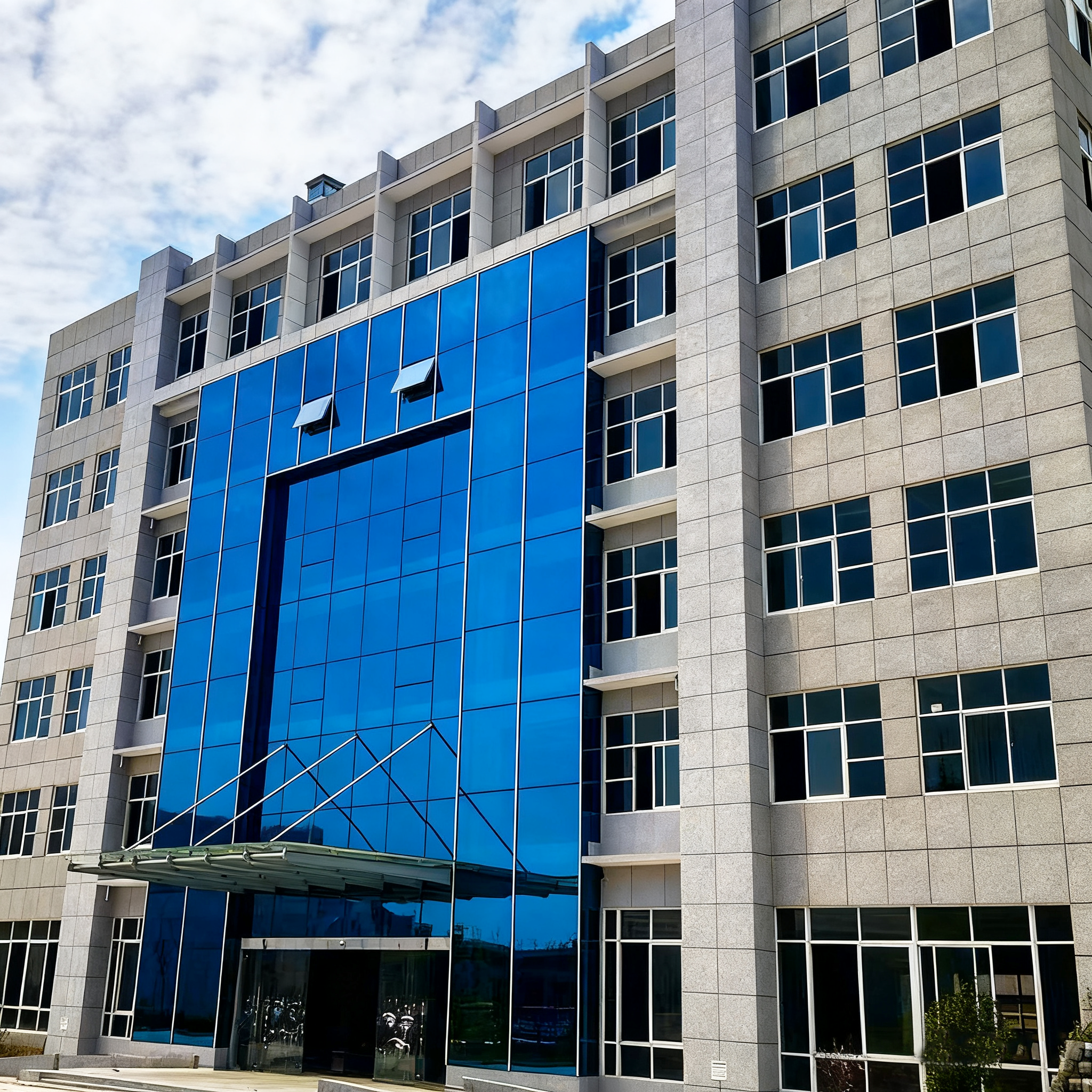 Hurricane Impact Hidden Frame Triple Laminated Glass Curtian Wall