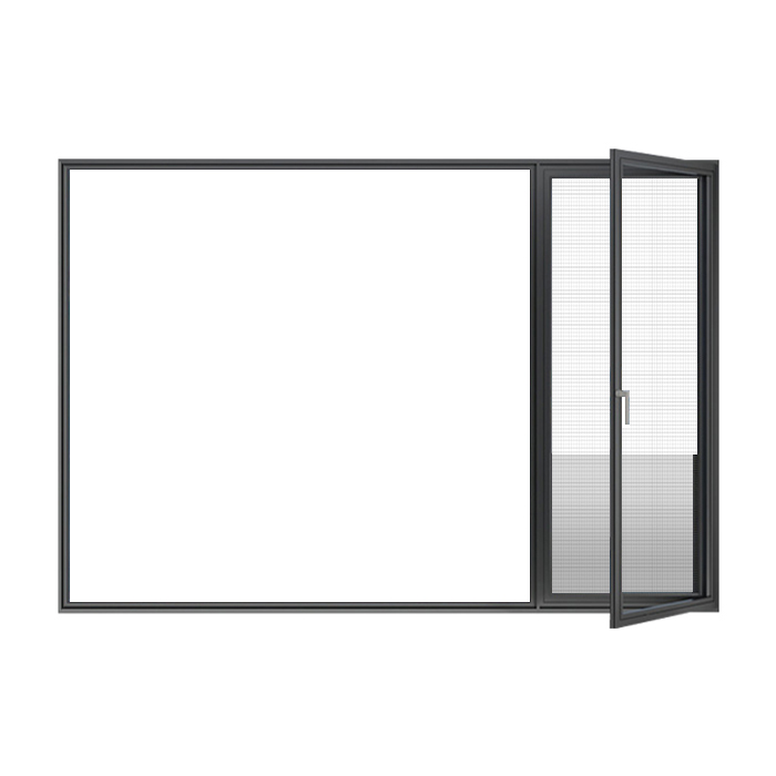 New Design Aluminum French Side Hung Door