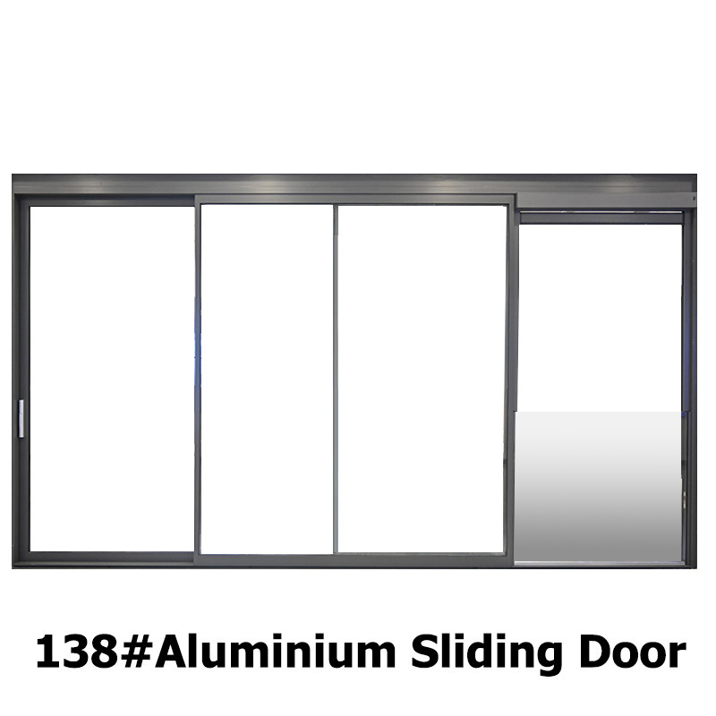 138#High-End Construction Airproof Windproof Aluminium Doors Sliding Door