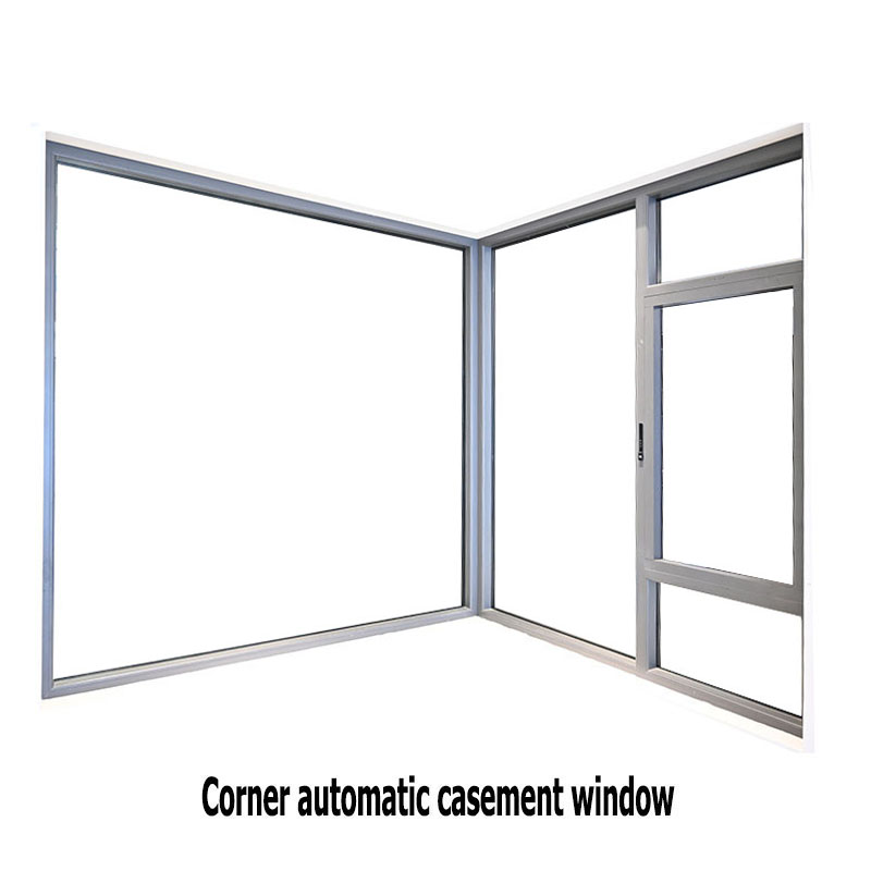 Curma contemporary aluminium inswing outswing automatic corner casement window