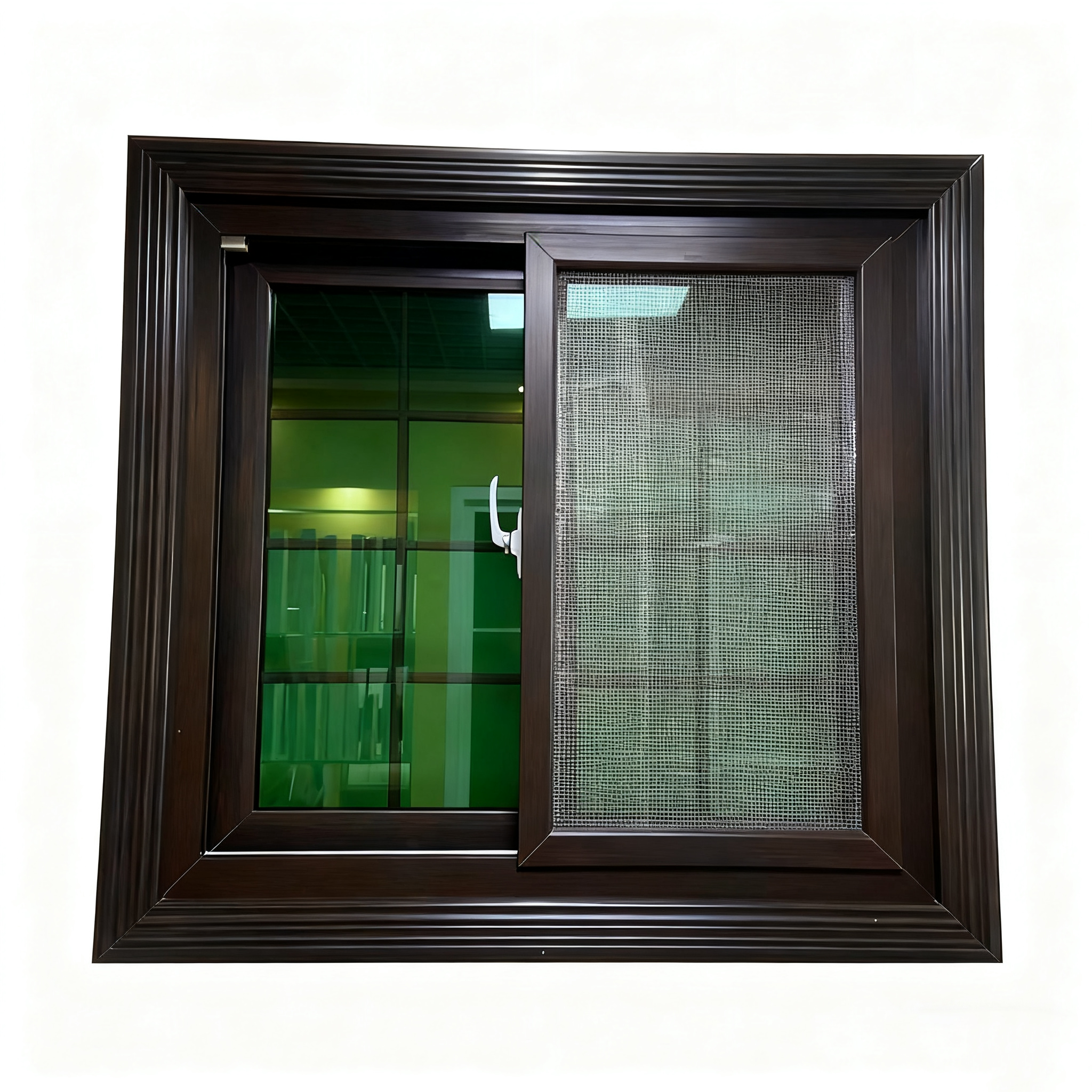 Laminated PVC Slide Door Windows Blind Designs