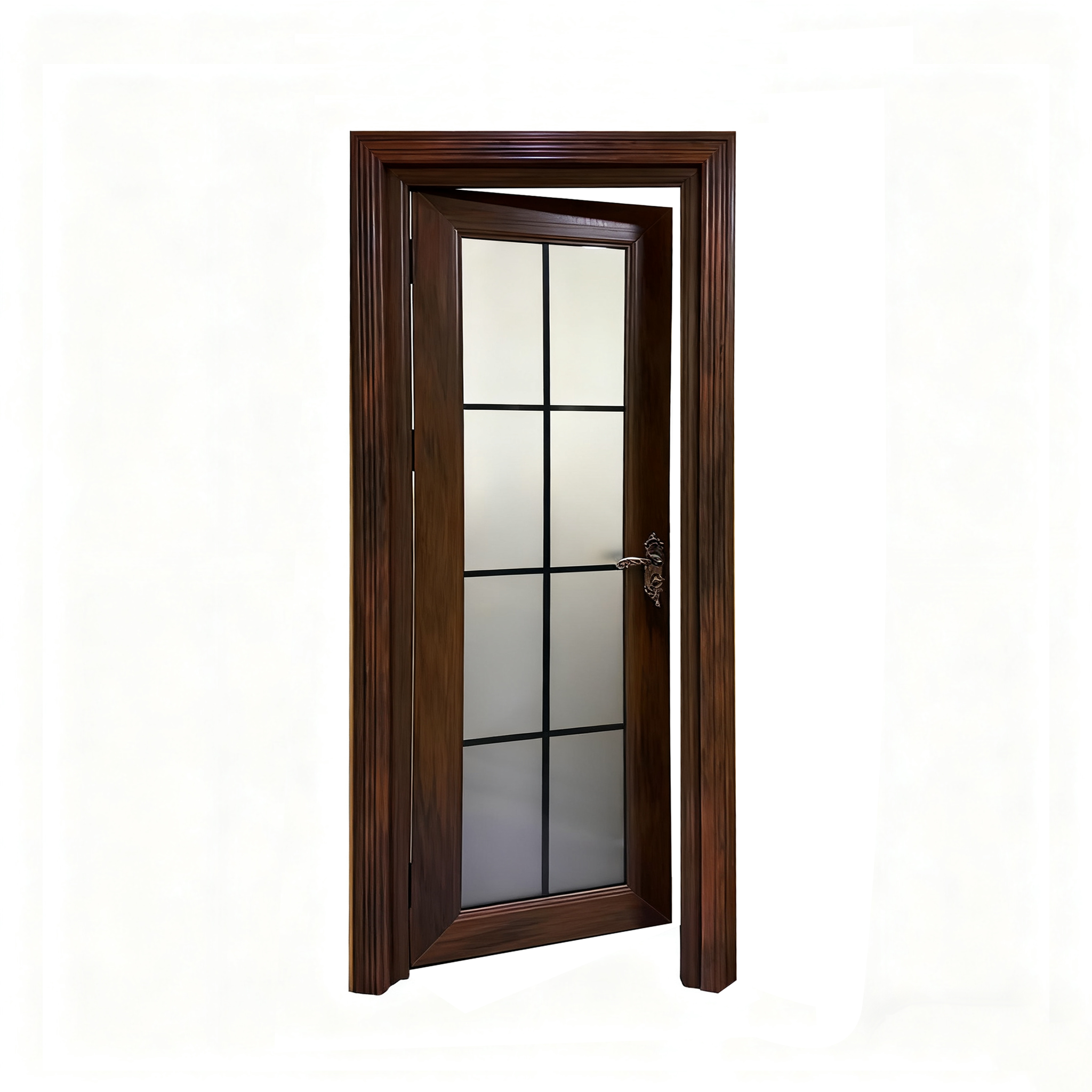 French Outdoor Double Glass Commercial Door