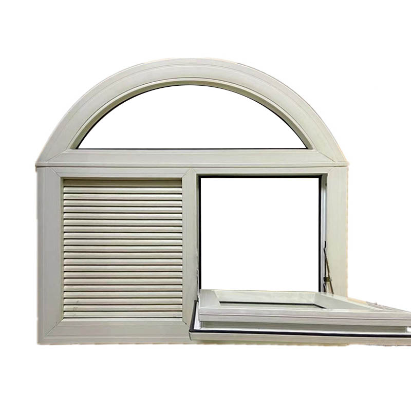 Arch Glass Fixed Window With Grille Design