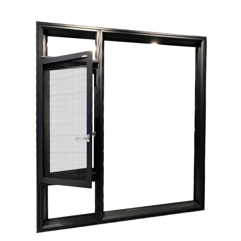 Thermal Break System Window Outward Casement Square Shape Windows