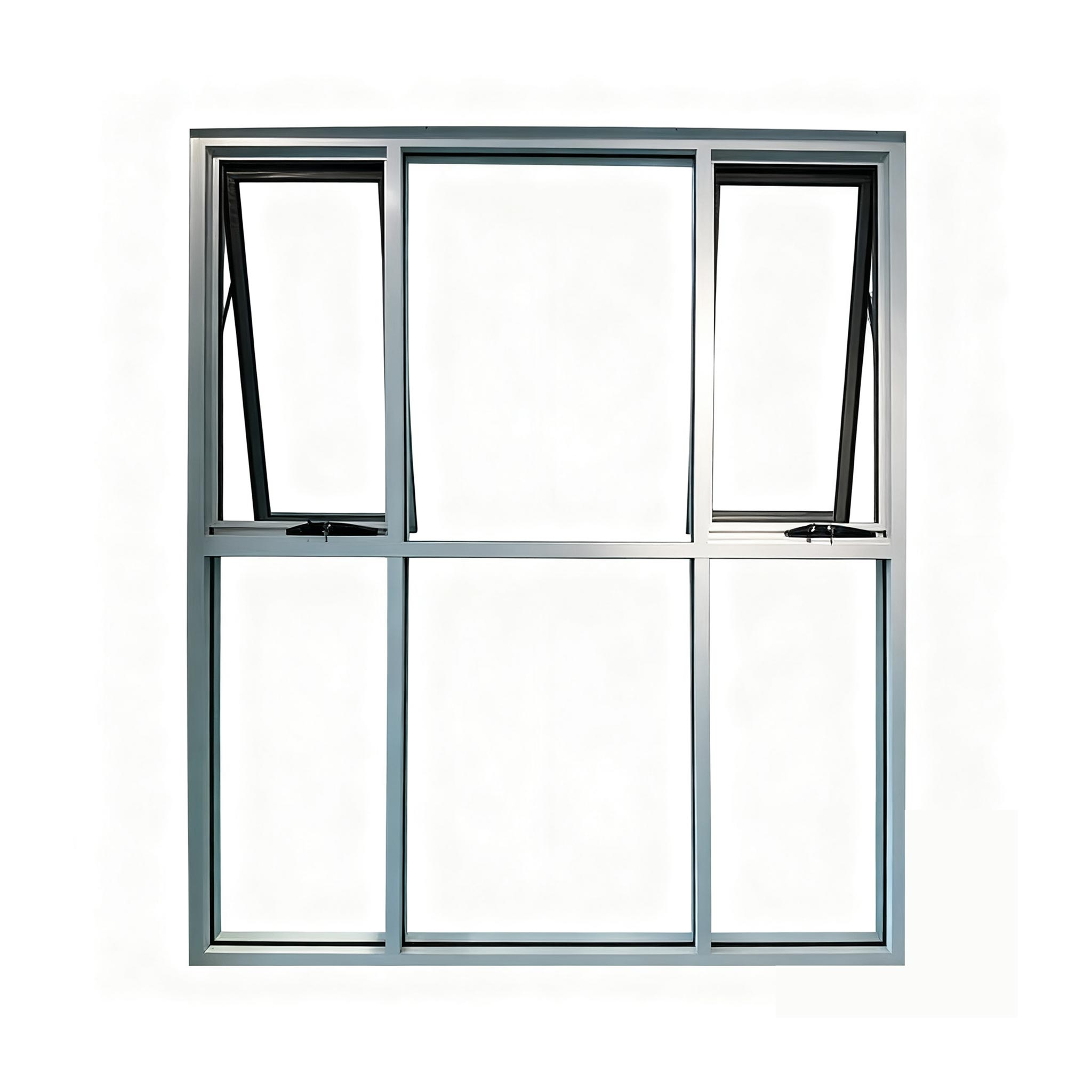 Hurricane Impact 110mm Frame Thermal Break Aluminum Low-E Glass Swing Window