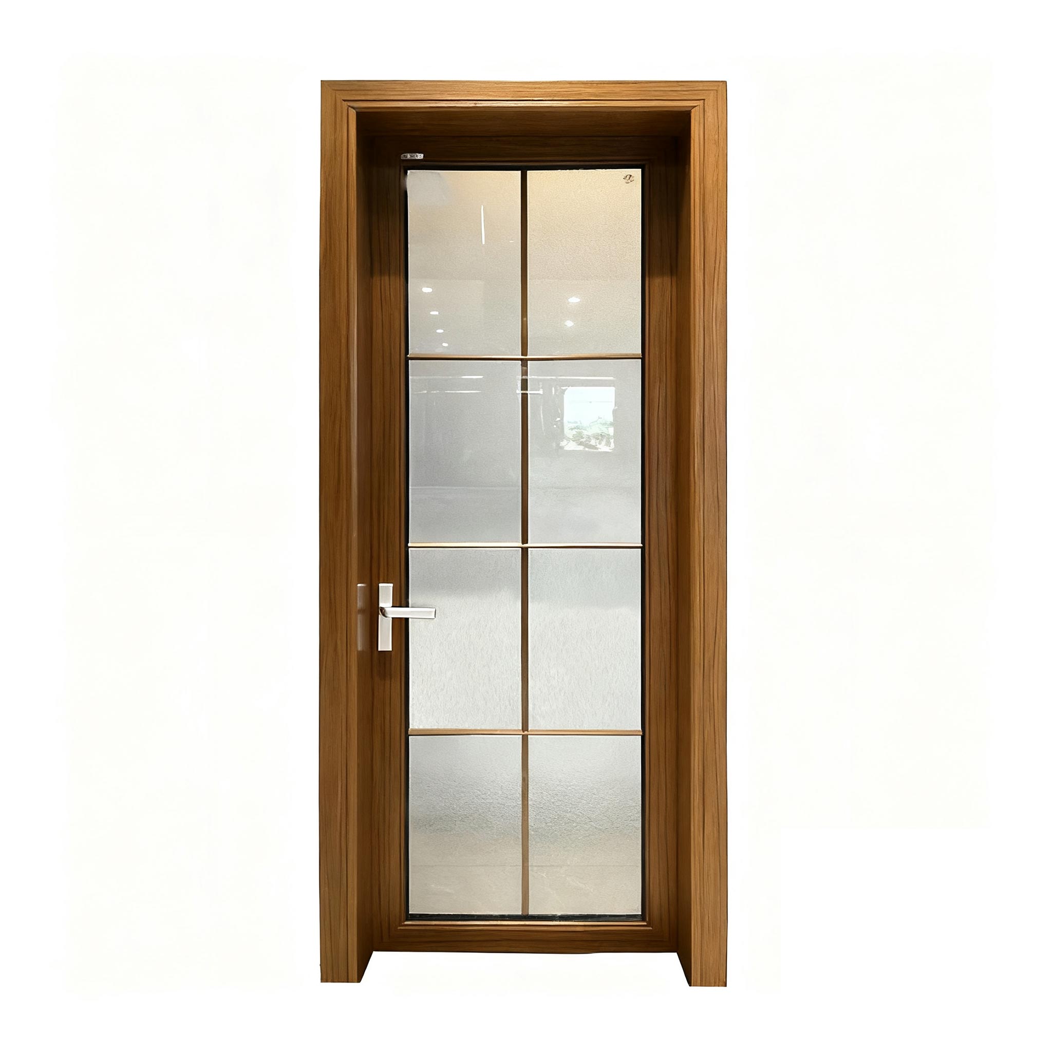 15 Lite Front Door Replacement With Grill Aluminum Hung Door