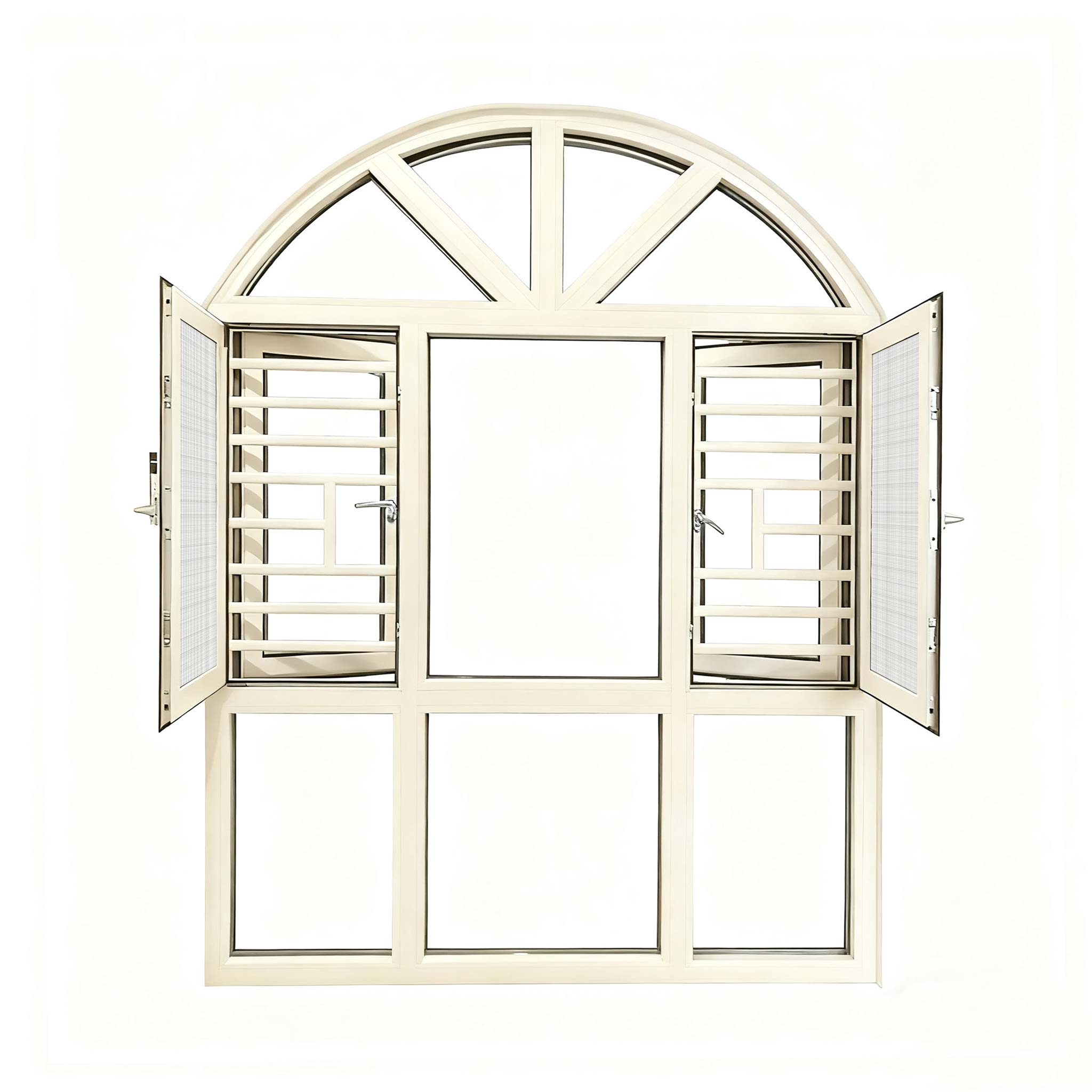 Aluminum Fix Single double Glaze Circular Window