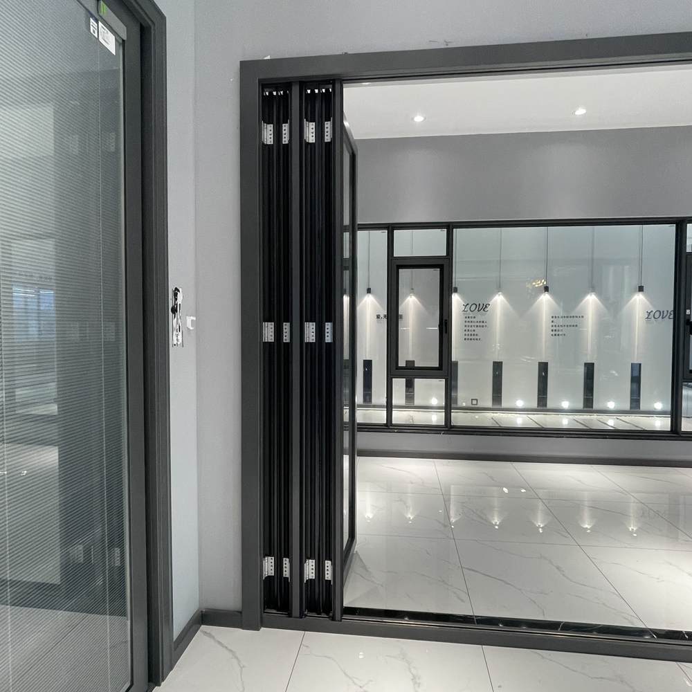 Heavy Duty Aluminum Bifold Exterior Doors for Commercial and Villa Projects