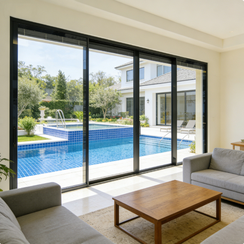 How can Panoramic Sliding Doors create seamless indoor-outdoor living for your villa?