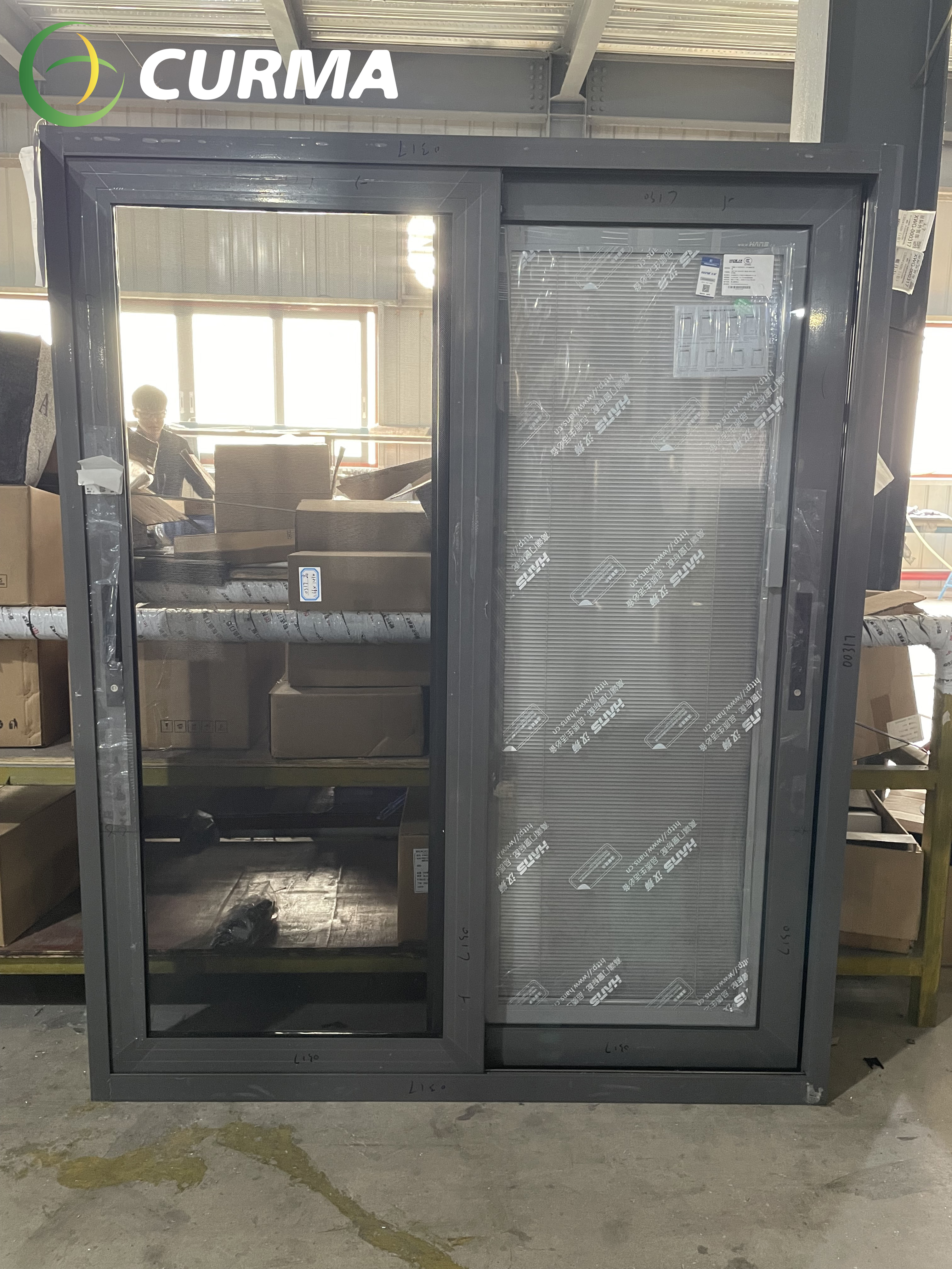 Aluminum Louver Sliding Door for Home & Villa