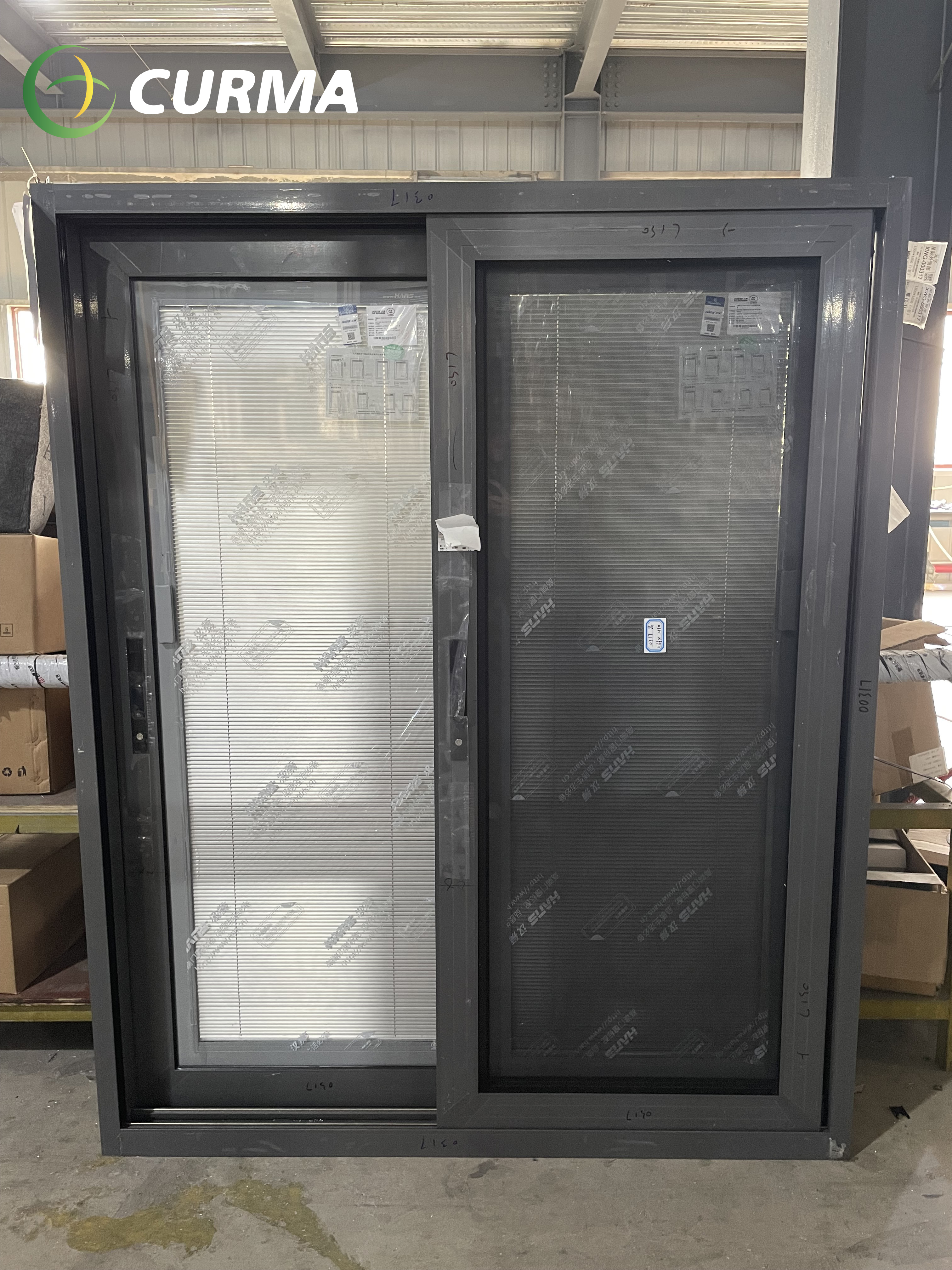 Aluminum Louver Sliding Door for Home & Villa